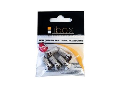 Zdjęcie: Wtyk sat F 6,8 mm+ uszczelka LB0032 - 5 szt. LIBOX