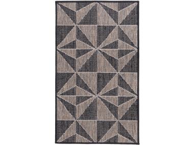 Zdjęcie: Dywan Express 60x100 cm geometria czarno-brązowy MULTI-DECOR