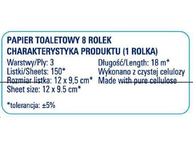 Zdjęcie: Papier toaletowy Delicate Aloe Vera 8 rolek REGINA