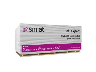 Zdjęcie: Płyta g-k 9,5x1200x2600 mm Nida Expert GKB SINIAT