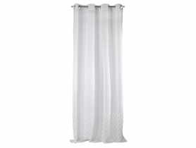 Zasłona gotowa D91 Diane 140x250 cm biały EUROFIRANY