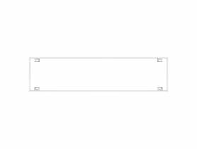 Ramka do panelu LED 30x120 cm, bezśrubowa EMOS