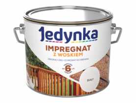 Impregnat do drewna z woskiem biały 2,5 L JEDYNKA