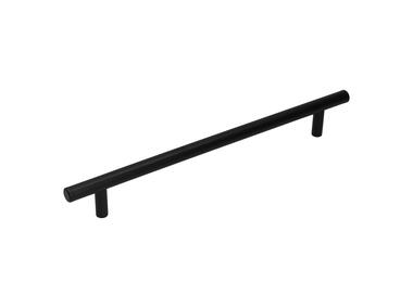 Uchwyt meblowy RE29 rozstaw 224 mm czarny super mat GAMET