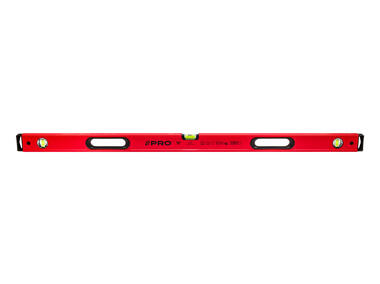 Zdjęcie: Poziomnica PRO900 Heavy Duty malowana czerwona z uchwytami 120cm PRO