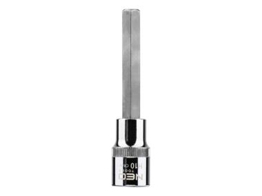 Zdjęcie: Końcówka sześciokątna na nasadce 1/2", H10 x 100 mm NEO