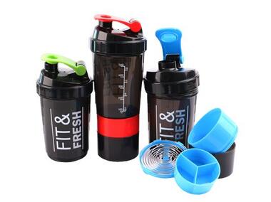 Shaker sportowy 0,5 L multikolor FRESH