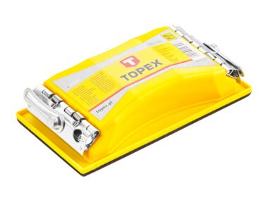 Zdjęcie: Blok ścierny 85 x 165 mm, metalowe zaciski TOPEX
