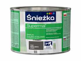 Emalia Supermal szary jasny F566 0,4L ŚNIEŻKA