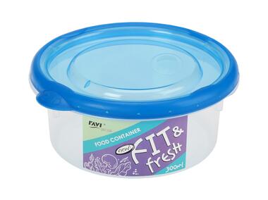 Zdjęcie: Pojemnik do żywności 300 ml okrągły art. 51327 Fit and Fresh DECOR