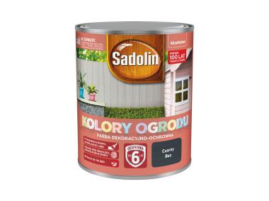 Zdjęcie: Farba do drewna Kolory ogrodu 0,7 L czarny beż SADOLIN