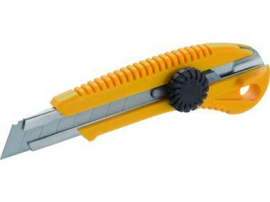Zdjęcie: Nóż na ostrza łamane 18 mm metal. prow. ze śrubą HOME TOOLS