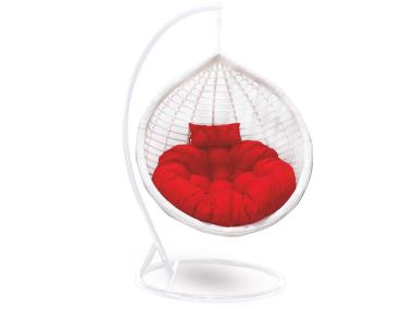 Zdjęcie: Fotel wiszący Sara white/red VIMAR