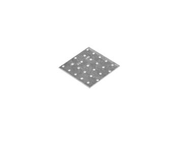 Zdjęcie: Płytka perforowana 100x100x2 mm PP 35 DMX