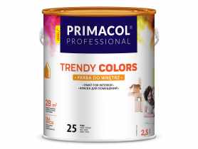 Farba Trendy Colors 2,5 L biała PRIMACOL DECORATIVE