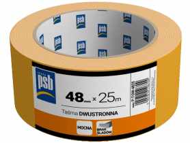 Taśma dwustronna PSB 48 mm x 25 m SILA