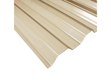 Zdjęcie: Płyta PVC 90x200 cm - 0,8 mm Trapez 70/18 dymna ROBELIT