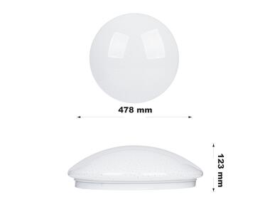 Zdjęcie: Plafon LED z efektem gwieździstego nieba 50 cm z pilotem ADRILUX