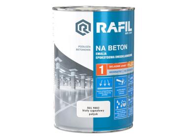 Zdjęcie: Emalia epoksydowa beton biały RAL9003 0,63L RAFIL
