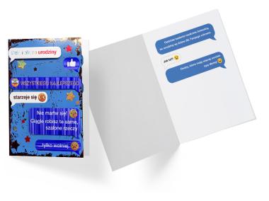 Zdjęcie: Karnet DK-844 Urodziny - czat KUKARTKA