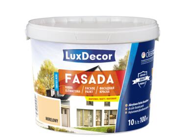 Zdjęcie: Farba fasadowa morelowa 10 L LUXDECOR