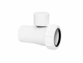 McALPINE Złączka z zaworem napowietrzający 40mm