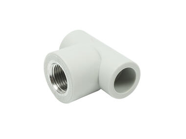 Zdjęcie: Trójnik PP 25 mm x 1/2 x 25 mm gwint wewnętrzny TYCNER