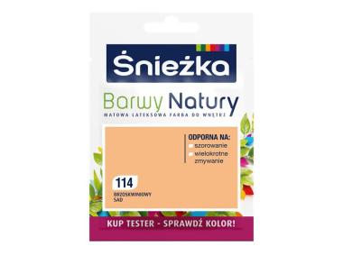 Zdjęcie: Farba Barwy Natury tester brzoskwiniowy sad 114 25ml ŚNIEŻKA
