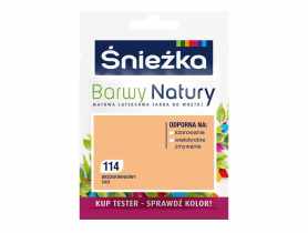 Farba Barwy Natury tester brzoskwiniowy sad 114 25ml ŚNIEŻKA