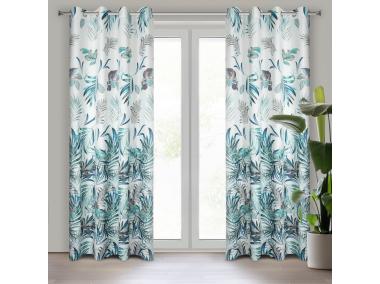 Zdjęcie: Zasłona gotowa D91 Pilar 140x250 cm granatowy EUROFIRANY
