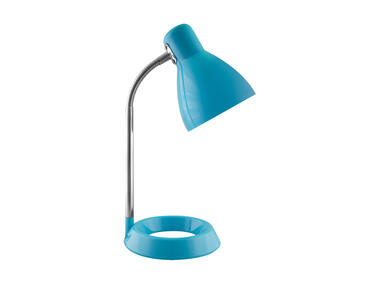 Zdjęcie: Lampka biurkowa Kati E27 Blue kolor niebieski max 15 W STRUHM