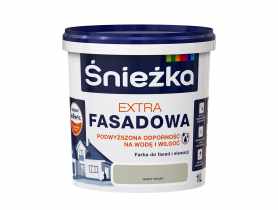 Farba Extra Fasadowa Jasny Szary 1L N ŚNIEŻKA