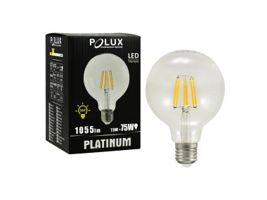 Zdjęcie: Żarówka dekoracyjna G80 E27 7,5 W clear POLUX