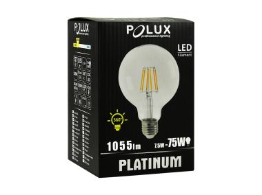Zdjęcie: Żarówka dekoracyjna G80 E27 7,5 W clear POLUX
