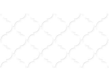 Zdjęcie: Płytki Cor Wall white arabesca shiny 30x60 cm NETTO