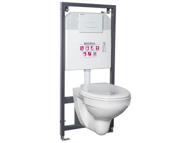 Zdjęcie: Zestaw podtynkowy WC Julia Pacific biały komplet KERRA