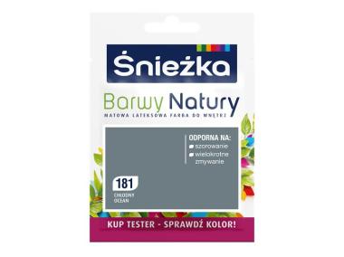Zdjęcie: Farba Barwy Natury tester chłodny ocean 181 25ml ŚNIEŻKA