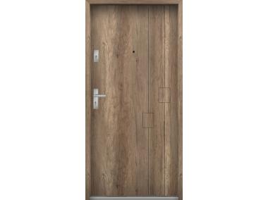 Zdjęcie: Drzwi wejściowe do mieszkań Bastion N-09 Dąb bagienny 80 cm prawe ODP KR CENTER