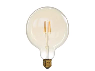Zdjęcie: Żarówka LED Vintage G125, E27, 4 W (40 W), 470 lm, ciepła biel EMOS