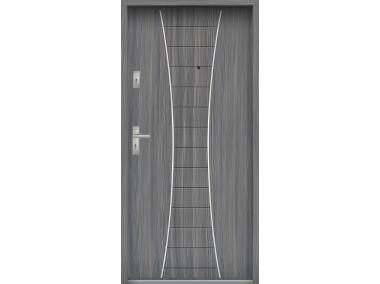 Zdjęcie: Drzwi wejściowe do mieszkań Bastion R-63 Mokka 80 cm prawe ODO KR CENTER