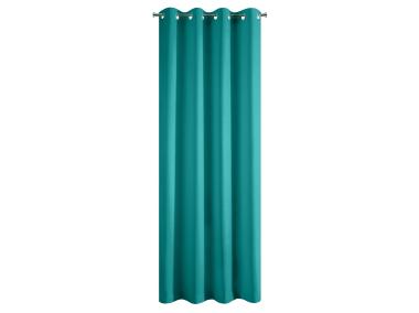 Zdjęcie: Zasłona gotowa Rita 140x250 cm turkusowy EUROFIRANY