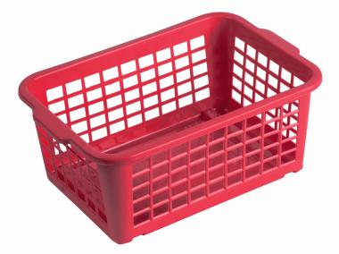 Zdjęcie: Kosz nastawny duży 30x20 cm mój czerwony KEEEPER