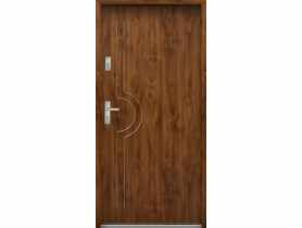 Drzwi wejściowe do mieszkań Bastion N-03 Dąb złoty 80 cm (NW) prawe ODP KR CENTER