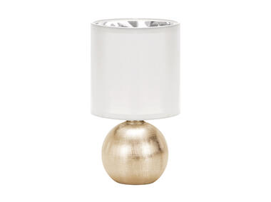 Zdjęcie: Lampka stołowa Perlo E14 kolor złoty/biały max 40 W STRUHM
