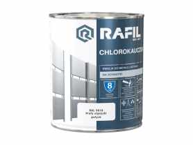 Emalia chlorokauczuk biały alpejski RAL9010 0,75L RAFIL