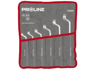 Zdjęcie: Klucze oczkowo-odgięte 6x7-30x32 mm - 12 szt. CV PROLINE