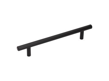 Uchwyt meblowy RE29 rozstaw 160 mm czarny super mat GAMET