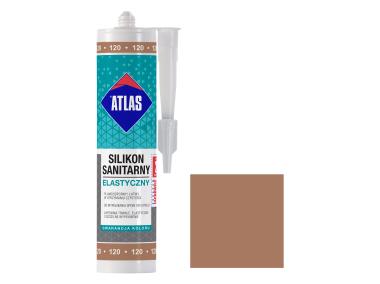 Zdjęcie: Silikon sanitarny elastyczny 120 toffi 280 ml ATLAS