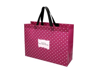 Zdjęcie: Torba na zakupy 38x28x12 cm Spring (burgund) SIMPLE SOLUTIONS