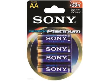 Zdjęcie: Baterie alkaiczne Stamina Platinum R6 AA - 4 szt. SONY